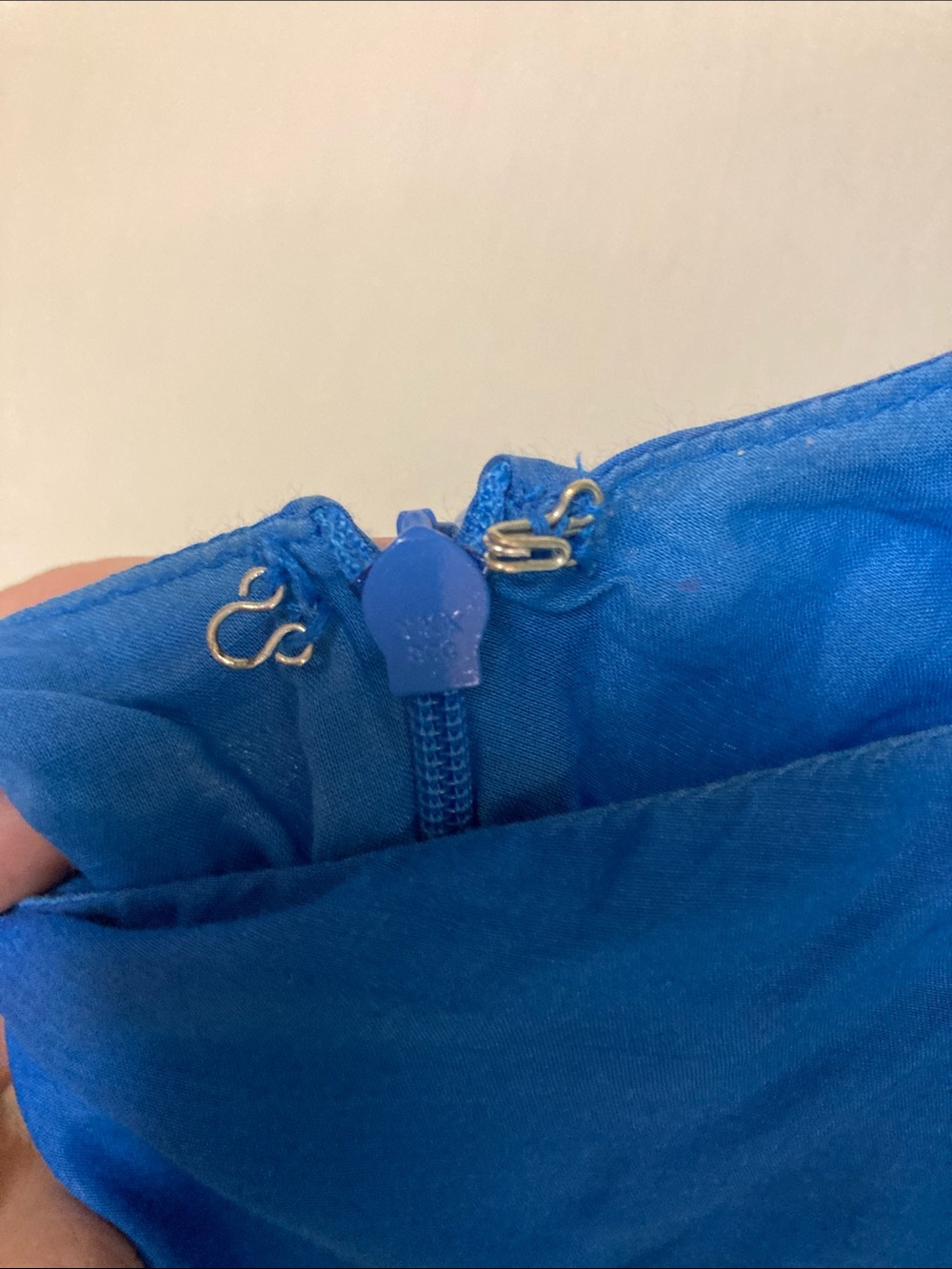 GAP Cobalt Blue V-Neck Racerback Babydoll Dress - Picture 4 of 7